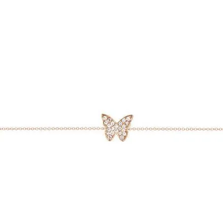 Diamond Butterfly Bracelet EF COLLECTION Bracelets