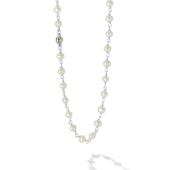 Necklaces LAGOS Luna Beaded Pearl Necklace