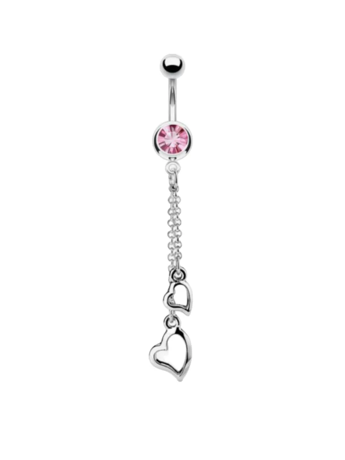 Rings She Ate Eros Hearts Belly Ring