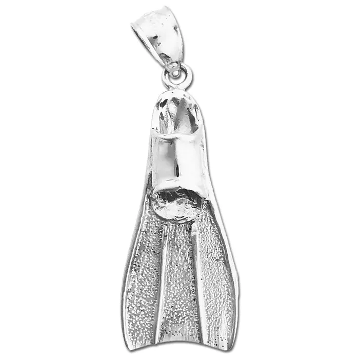 14K Gold 3D Flipper Pendant Goldia Necklaces