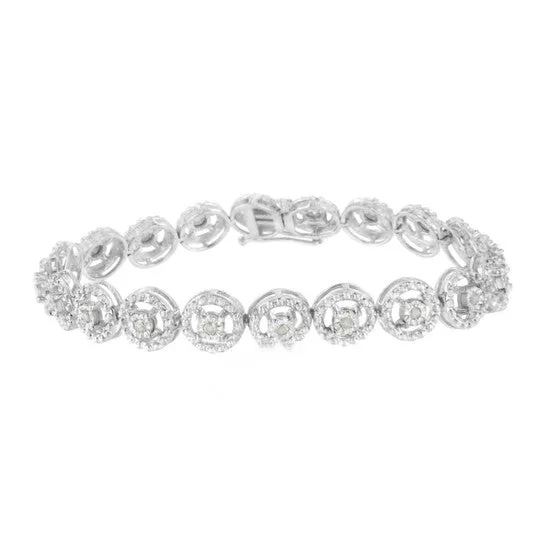 Bracelets JMS always Original Haus of Brilliance Sterling Silver 12ct TDW Diamond Tennis Link Bracelet IJI3 Bracelets JMS always Original Haus of Brilliance Sterling Silver 12ct TDW Diamond Tennis Link Bracelet IJI3