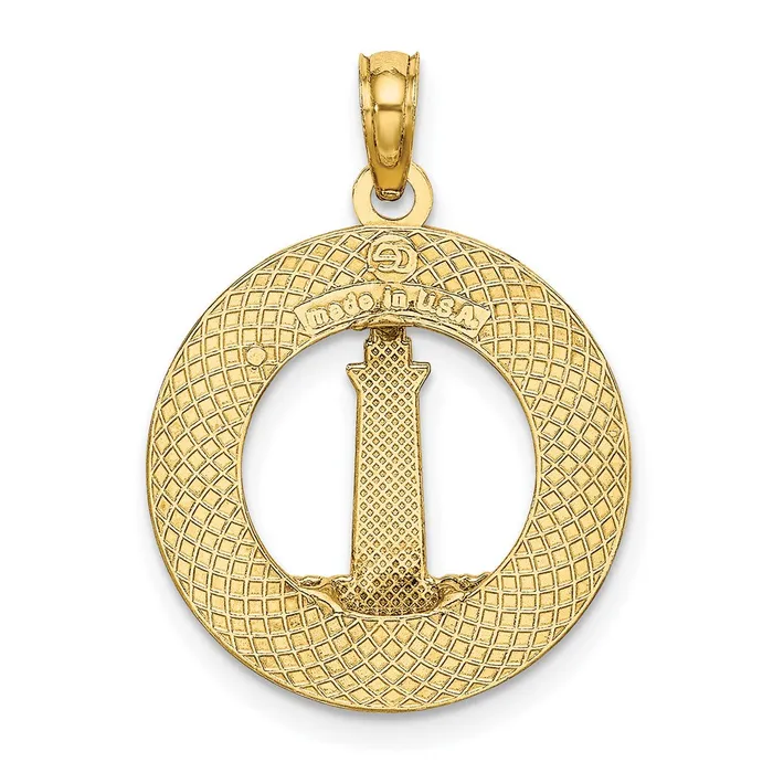 Charm Necklaces Goldia 14k Yellow Gold BOOTHBAY HARBOR Lighthouse Charm