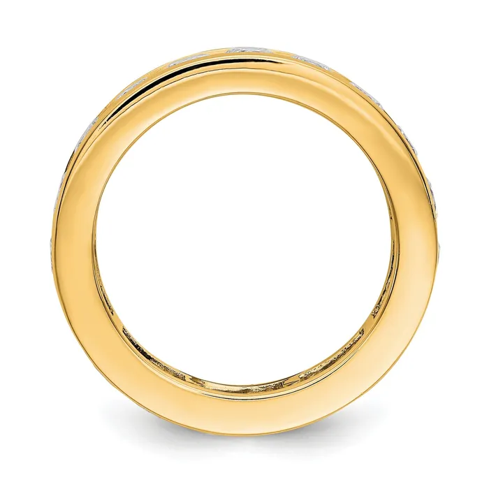 Goldiacom Rings 3 Ct Natural Diamond Womens Eternity Wedding Band Ring in 14k Yellow Gold Goldiacom Rings 3 Ct Natural Diamond Womens Eternity Wedding Band Ring in 14k Yellow Gold