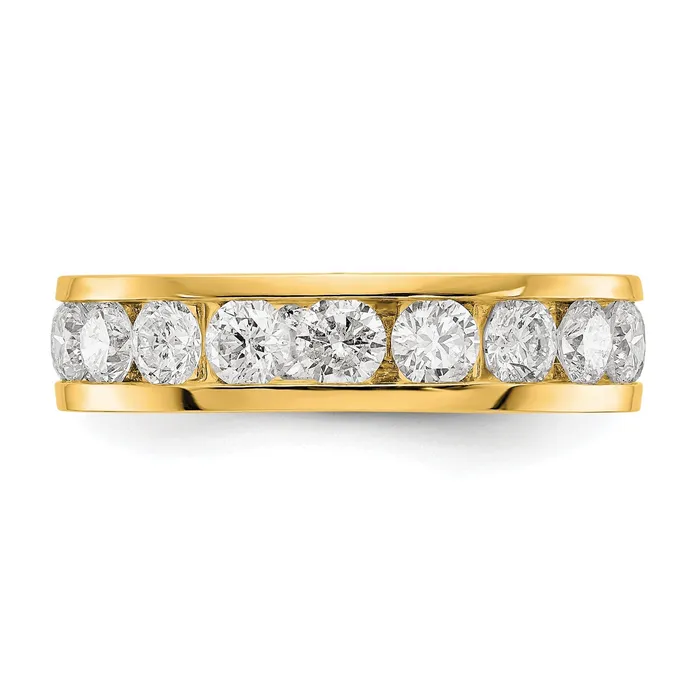 Goldiacom Rings 3 Ct Natural Diamond Womens Eternity Wedding Band Ring in 14k Yellow Gold Goldiacom Rings 3 Ct Natural Diamond Womens Eternity Wedding Band Ring in 14k Yellow Gold
