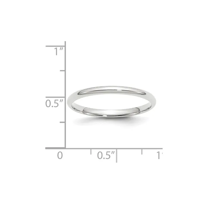 Goldia Rings Solid 10K White Gold 2mm Light Weight Comfort Fit MensWomens Wedding Band Ring Size 105 Goldia Rings Solid 10K White Gold 2mm Light Weight Comfort Fit MensWomens Wedding Band Ring Size 105
