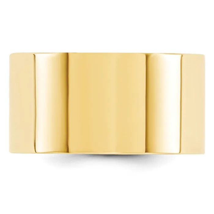 Goldia Rings Solid 10K Yellow Gold 12mm Standard Flat Comfort Fit MensWomens Wedding Band Ring Size 7 Goldia Rings Solid 10K Yellow Gold 12mm Standard Flat Comfort Fit MensWomens Wedding Band Ring Size 7