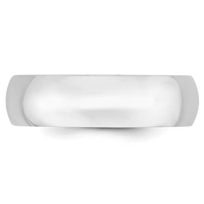 Goldia Rings Solid 18K White Gold 6mm Light Weight Comfort Fit MensWomens Wedding Band Ring Size 125 Goldia Rings Solid 18K White Gold 6mm Light Weight Comfort Fit MensWomens Wedding Band Ring Size 125