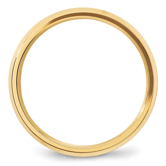 Goldia Solid 14K Yellow Gold 5mm Bevel Edge Comfort Fit MensWomens Wedding Band Ring Size 9 Rings Goldia Solid 14K Yellow Gold 5mm Bevel Edge Comfort Fit MensWomens Wedding Band Ring Size 9 Rings