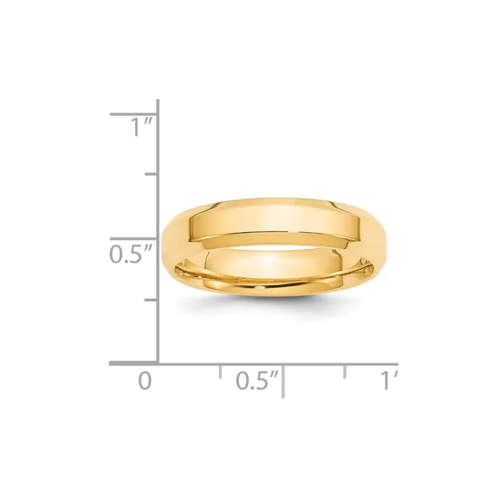 Goldia Solid 14K Yellow Gold 5mm Bevel Edge Comfort Fit MensWomens Wedding Band Ring Size 9 Rings Goldia Solid 14K Yellow Gold 5mm Bevel Edge Comfort Fit MensWomens Wedding Band Ring Size 9 Rings