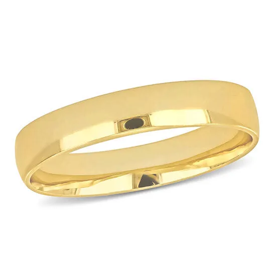 JMS always Rings Original Amour 4mm Polished Finish Wedding Band in 14k Yellow Gold JMS always Rings Original Amour 4mm Polished Finish Wedding Band in 14k Yellow Gold