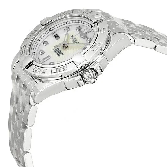 JMS always Watches Original Breitling Galactic 32 Mother of Pearl Diamond Dial Ladies Watch A71356L2A708SS JMS always Watches Original Breitling Galactic 32 Mother of Pearl Diamond Dial Ladies Watch A71356L2A708SS