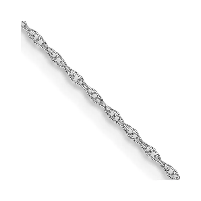 Necklaces 14K White Gold 13 inch Carded 6mm Cable Rope with Spring Ring Clasp Children Necklace Chain Necklace QGold Necklaces 14K White Gold 13 inch Carded 6mm Cable Rope with Spring Ring Clasp Children Necklace Chain Necklace QGold