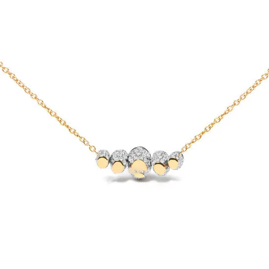 Necklaces JMS always Original 18K Rose Gold 34 Cttw Pave Diamonds Graduated Red Ruby Gemstone Curved Bar Choker Necklace GH Color SI1SI2 Clarity Necklaces JMS always Original 18K Rose Gold 34 Cttw Pave Diamonds Graduated Red Ruby Gemstone Curved Bar Choker Necklace GH Color SI1SI2 Clarity