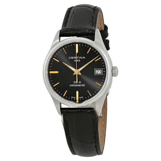 Original Certina DS8 Anthracite Dial Leather Ladies Watch C0332511635101 JMS always Watches Original Certina DS8 Anthracite Dial Leather Ladies Watch C0332511635101 JMS always Watches