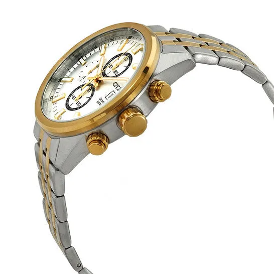 Original Citizen Chronograph Quartz Silver Dial Twotone Mens Watch AN362451A JMS always Rings Original Citizen Chronograph Quartz Silver Dial Twotone Mens Watch AN362451A JMS always Rings