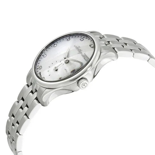 Original MatheyTissot Edmond Metal Crystal White Dial Ladies Watch D1886MAI JMS always Watches Original MatheyTissot Edmond Metal Crystal White Dial Ladies Watch D1886MAI JMS always Watches