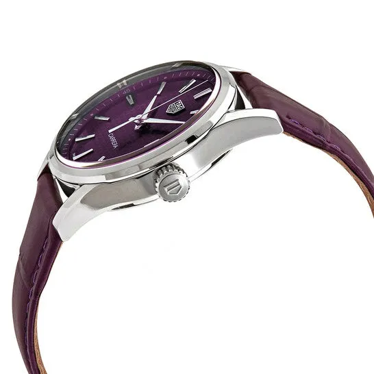 Original Tag Heuer Carrera Quartz Purple Dial Ladies Watch WBK1314FC8261 JMS always Watches Original Tag Heuer Carrera Quartz Purple Dial Ladies Watch WBK1314FC8261 JMS always Watches
