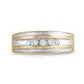 Rings gndatlanta 10k Yellow Gold Round Diamond 5stone Wedding Band Ring 14 Cttw