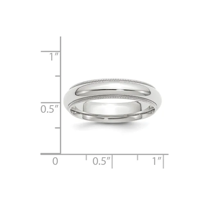 Rings Goldia Solid 10K White Gold 5mm Milgrain Comfort Fit MensWomens Wedding Band Ring Size 45 Rings Goldia Solid 10K White Gold 5mm Milgrain Comfort Fit MensWomens Wedding Band Ring Size 45