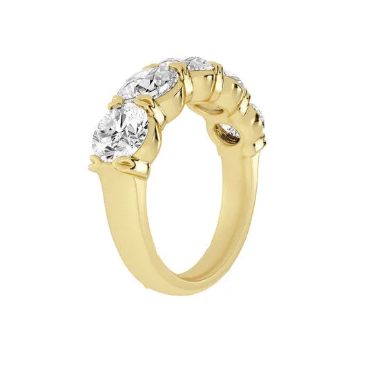 Rings JMS always Original Brilliant Diamond 14K Yellow Gold 4 CTTW RoundCut LAB GROWN Diamond Five Stone Anniversary Band GSI Rings JMS always Original Brilliant Diamond 14K Yellow Gold 4 CTTW RoundCut LAB GROWN Diamond Five Stone Anniversary Band GSI