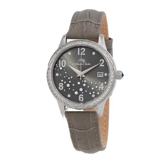 Watches JMS always Original Porsamo Bleu Ruby Quartz Grey Dial Ladies Watch 1141CRUL Watches JMS always Original Porsamo Bleu Ruby Quartz Grey Dial Ladies Watch 1141CRUL
